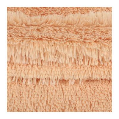 China Breathable High Quality Hot Selling 100% Polyester 280gsm PV Plush Fleece Fabric For Winter Home Textile for sale