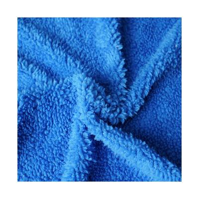 China 2022 fashion 100% breathable warm one-sided coral polyester 160gsm fleece fabric for winter clothing for sale