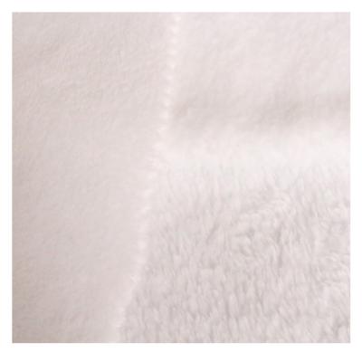 China Breathable High Quality Custom Plush Warm Soft Plain Coral Fleece 100% Polyester Shorts Custom Made Fabric For Garment for sale