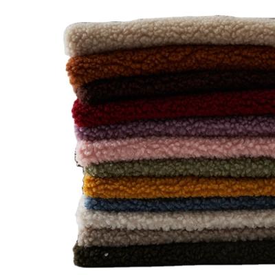 China Breathable Popular Hot Selling Hot Selling Polyester Altai Particle Wool Fleece Coat Velvet Fabric For Pet Nest Toy Sweater for sale