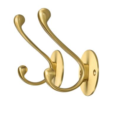 China Hole Free Drill and Tie Hole Free Coat Hook Coat Hook Metal Hat Hook for sale