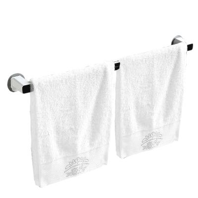 China Bathroom Accessories Viable Glass Wall Free Hole Towels Shoes Rack Bathroom Rail Rack for sale