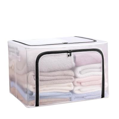 China Fold up transparent professional manufacturing quality cheap clothes wholesale storage box for sale