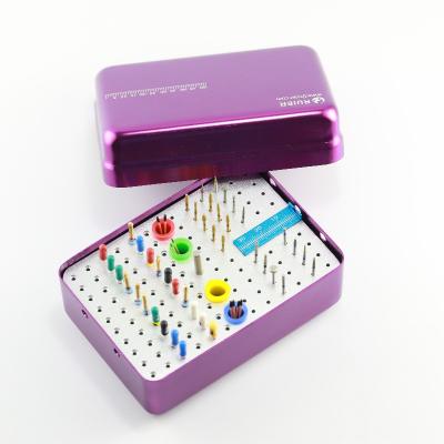 China Durable Professional Dental Desk 120Holes Block Holder Disinfection Box for sale