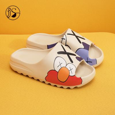 China 2021 fashion trend style animation design popular beach slippers shape slippers slipper for sale