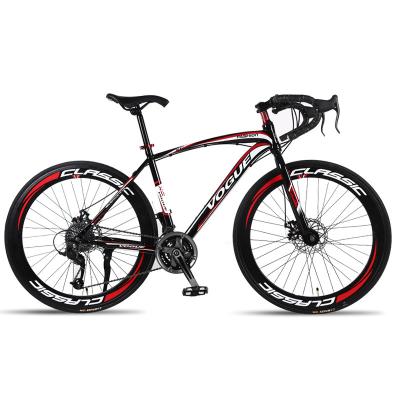 China Full Suspension Bike 27 Steel Sport Bicycle With Aluminum Alloy Rim Steel Frame Quality 700C Tire Road Bike for sale