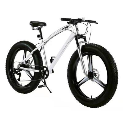 China Carbon Steel 26 Inch 4.0 Tire Fat Bike 21 Speed ​​High Quality Mountain Bike Changing Beach Snow Land Damping Bicycle for sale