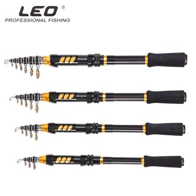 China 2022 New Size Portable Carbon Fiber Carp Sea Fishing Telescopic Rod 1.5M1.8M2.1M for sale