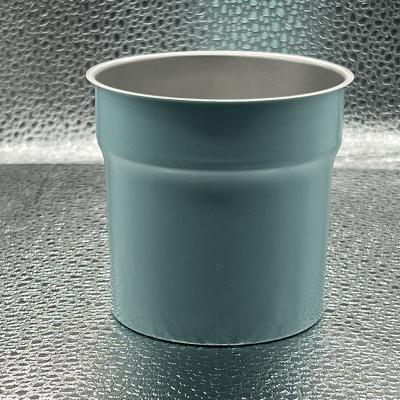 China Disposable 12oz Cola Shape Custom Aluminum Material Candle Cup Shatterproof Aluminum Cup for sale