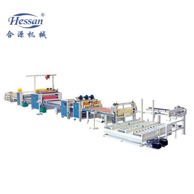 China Building Material Shops Automatic Large Size Woodworking Double Sides Laminating Machine For MDF for sale