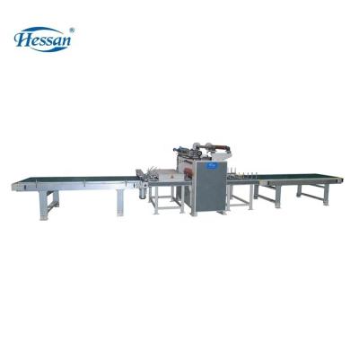 China Building Material Stores Hessan MDF PVC Foil Wrapping Foil Wrapping Machine and Bonding Laminating Machine for sale