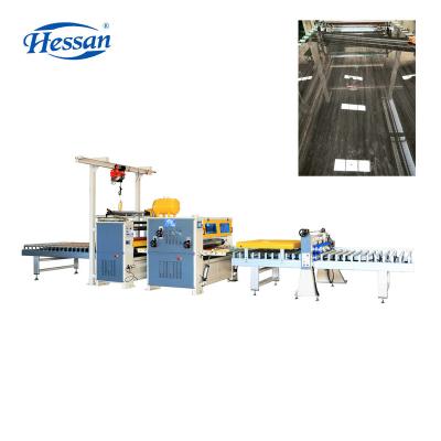 China Building Material Stores Hessan PUR Laminating Machine For MDF Board With PET/PP/PVC Coil for sale