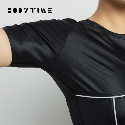 China El entrenamiento para mujer de la tecnología negra elegante viste a las señoras que completan un ciclo servicio del OEM de la camisa en venta