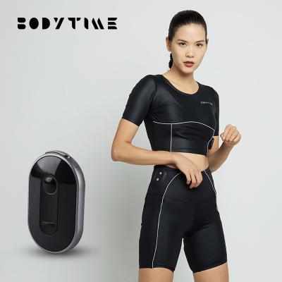 Cina Camicia di riciclaggio della breve manica dell'abbigliamento della forma fisica delle donne di BODYTIME 	Logo su misura in vendita