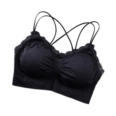 China Wholesale QUICK DRY Seamless Bra Wire Free Sports Bra Chest Wrap Vest Gather Push Up Tube Tops Sleep Seamless for sale