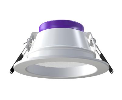 China Traditional 10W 4inch downlight housing Violet LED commercial downlight 5years warranty CRI80+ recessed mounted downlights for sale