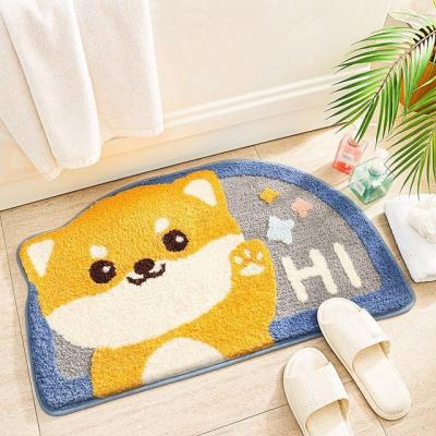 China New Bathroom Bedroom Washable Floor Mat Non-slip Water Absorption With Factory Price for sale