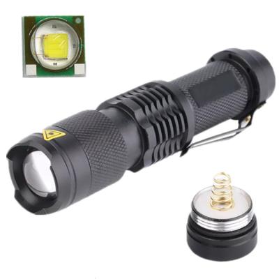 China Zoomable Led Torch 3w Mini Lightweight Aluminum Alloy Kids Light Ultra Bright Led Tactical Flashlight for sale