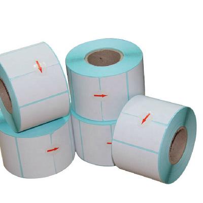 China Wholesale Waterproof White Direct Thermal Barcode Labels Rolls Paper Sticker for sale