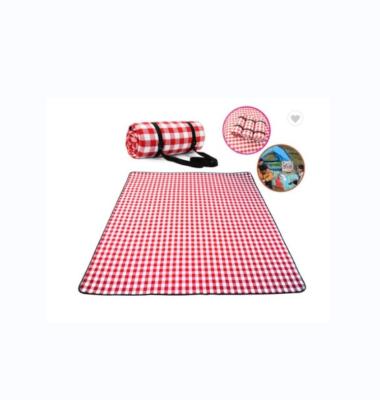 China Mat Fashion Thicken Mat Breathable Waterproof Picnic Outdoor Foldable Nylon Travel Beach Camping Soft Portable Camping Mat for sale