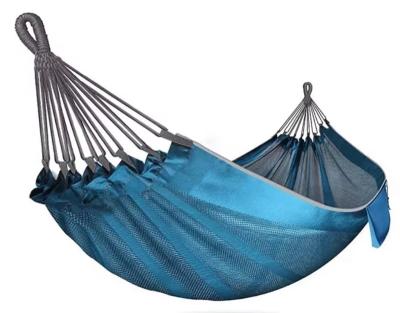 China Durable Portable Hammock Hiking Backpacking Nylon Travel Hammock Swing Camping Hammocks for sale