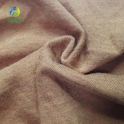 China Anti-bacteria Organic Bamboo Knit Fabric 170gsm 70% 30% Merino Bamboo Wool Blend Bamboo Jersey Knit Fabric For Kids Set for sale