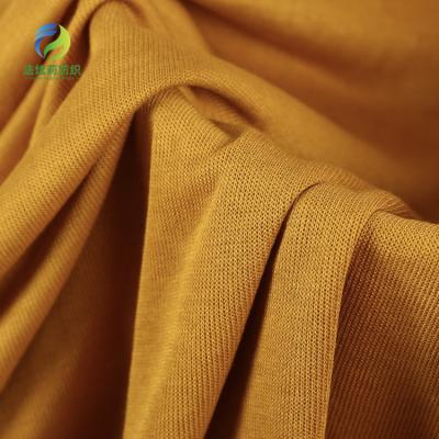 China New design anti pill tencel cashmere blended skin friendly interlock solid fabric for garment pants T-shirt for sale