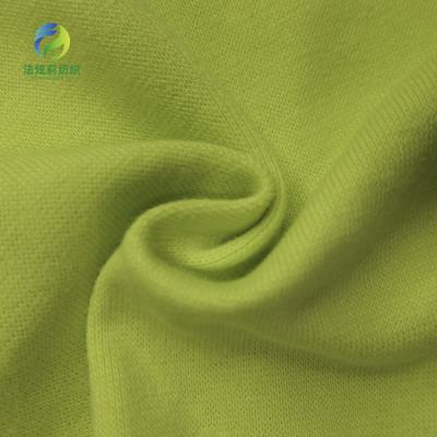 China Shrink-resistant cotton 1*1 rib knit knitting fabric 280gsm 95% cotton 5% spandex fabric cotton spandex knitted fabric for men's shirt for sale