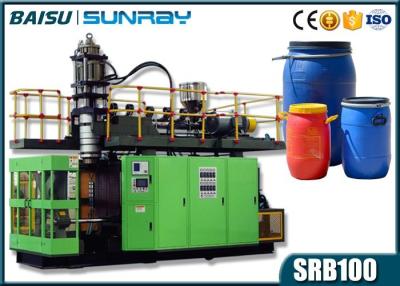 China Hydraulic Extrusion Blow Molding Machine For 120 Liter Plastic Drum SRB100 for sale