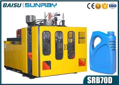 China Automatic Extrusion Bottle Blow Molding Machine , 0 - 5 Liter Plastic Jerry Can Making Machine for sale