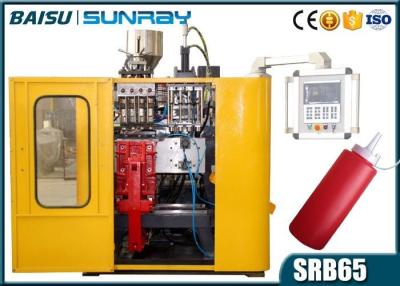 중국 플라스틱 500ml 소스 병 자동적인 한번 불기 주조 기계 1 년 보증 판매용