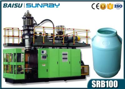 China Blow Moulding Process 120 Liter Plastic Bucket Manufacturing Machine SRB100 for sale