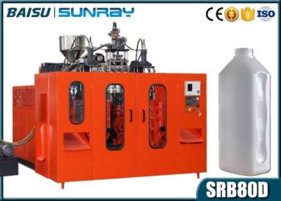 China HDPE Blowing Machine PP Plastic Juice Bottle Blow Molding Machine SRB80D-3 for sale