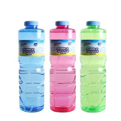 China Over 2 Years China Supplier Bubble Machine Plastic Soap Bubble Solution 1000ml Refill Bubble Bottle Outdoor Toys for sale