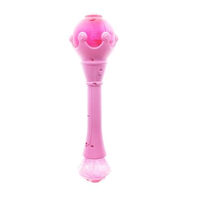 China Over 2 Years High Quality Entertainment Kids Toys Electronic Bubble Jet Bubble Machine Magic Wand Toy for sale