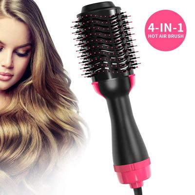 China For Home Use Top Selling Multifunctional Quick Blow Straightener Dryer Hair Brush For Home Travel Hot Air Comb for sale