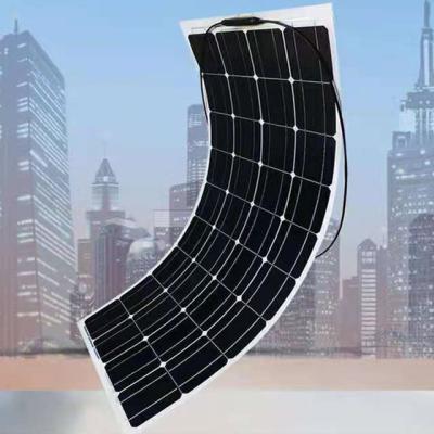 China 5W-400W bendable semi-soft monocrystalline solar panel 50W/100W for sale