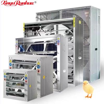 China Factory Farm Greenhouse Poultry Industrial 50 Inch Swung Drop Hammer Temperature Controlled Exhaust Fan for sale