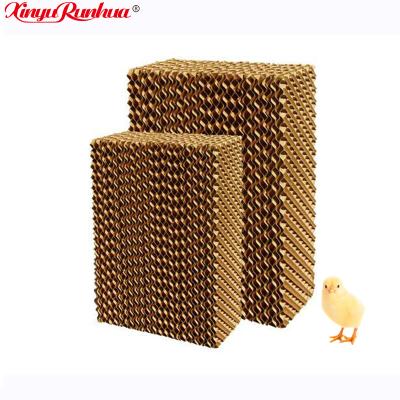 China Farms Chinese Nice Quality Kraft Paper Cooling Pad Evaporative Air Cooler Pad for sale