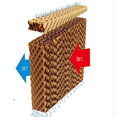 China Farms Best Selling Products 7090/7060/5090 Honeycomb Filter Air Cooling Pad For Chicken House for sale