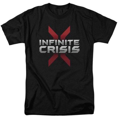 China Anti-wrinkle European and American style INFINITE CRISIS infinite crisis foreign trade retro classic men's loose T-shirt for sale