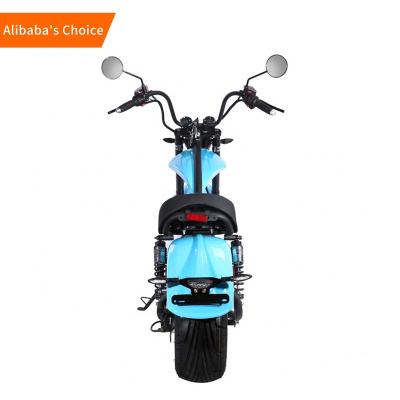 China Fat seated scooty mini electric har scooter 2000w pasture tire 10inch 45km light weight low price unisex yellow wheel OEM fat for men for sale