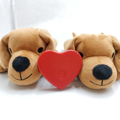 China High Quality Environmental Friendly Plush Worry Heartbeat Plush Toys For Puppy for sale