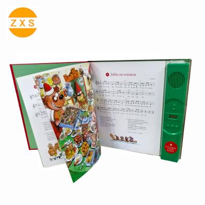 China paper & Nice Cardboard Talking Book Sound Book For Schoolboy Sound Package For Book for sale