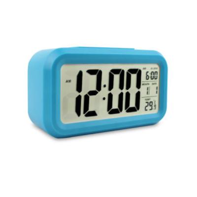 China Antique Style Nap And Light Alarm Clock Desk Digital Color Changing Led Clock for sale