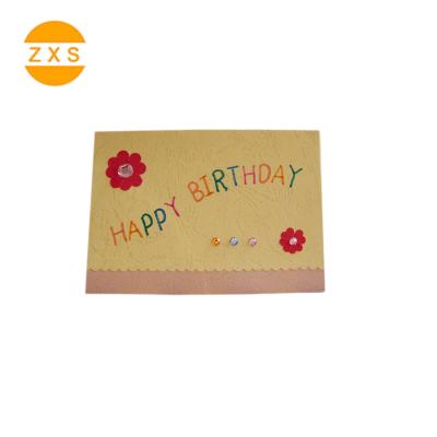 China Gift Card Hot Custom CMKY 4 Color Printing Pop Up Musical Birthday Greeting Card for sale