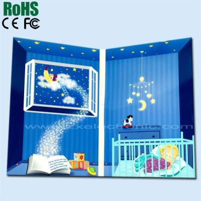 China Europe pre-recorded sound music greeting card birthday card for sale