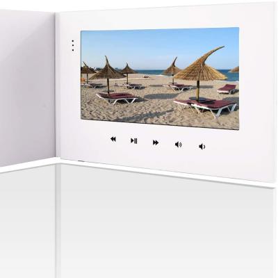 China Custom Customized Hardcover Wedding Electronic Video Brochure For Business Advertising Gift for sale