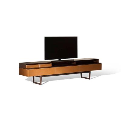 China Living Room Furniture TV Set (Other) Adjustable Custom TV Cabinet Modern Luxury Wood Console Unit for sale