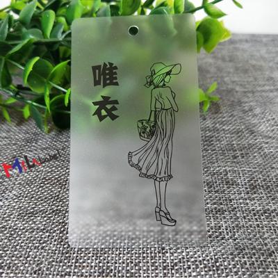 China Greeting cards pvc label price tag gold foil stampingtag CMYK printing transparent frosted business card for sale